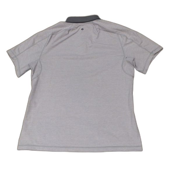 Lululemon Athletica Polo Shirts Blue Light Gray Men's Size XL Lot of 2 READ - Picture 5 of 5